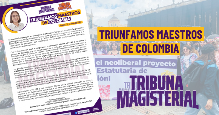 TRIUNFAMOS MAESTROS DE COLOMBIA